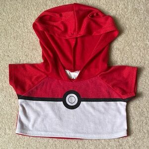 Pokémon Poke Ball red hoodie Build a Bear